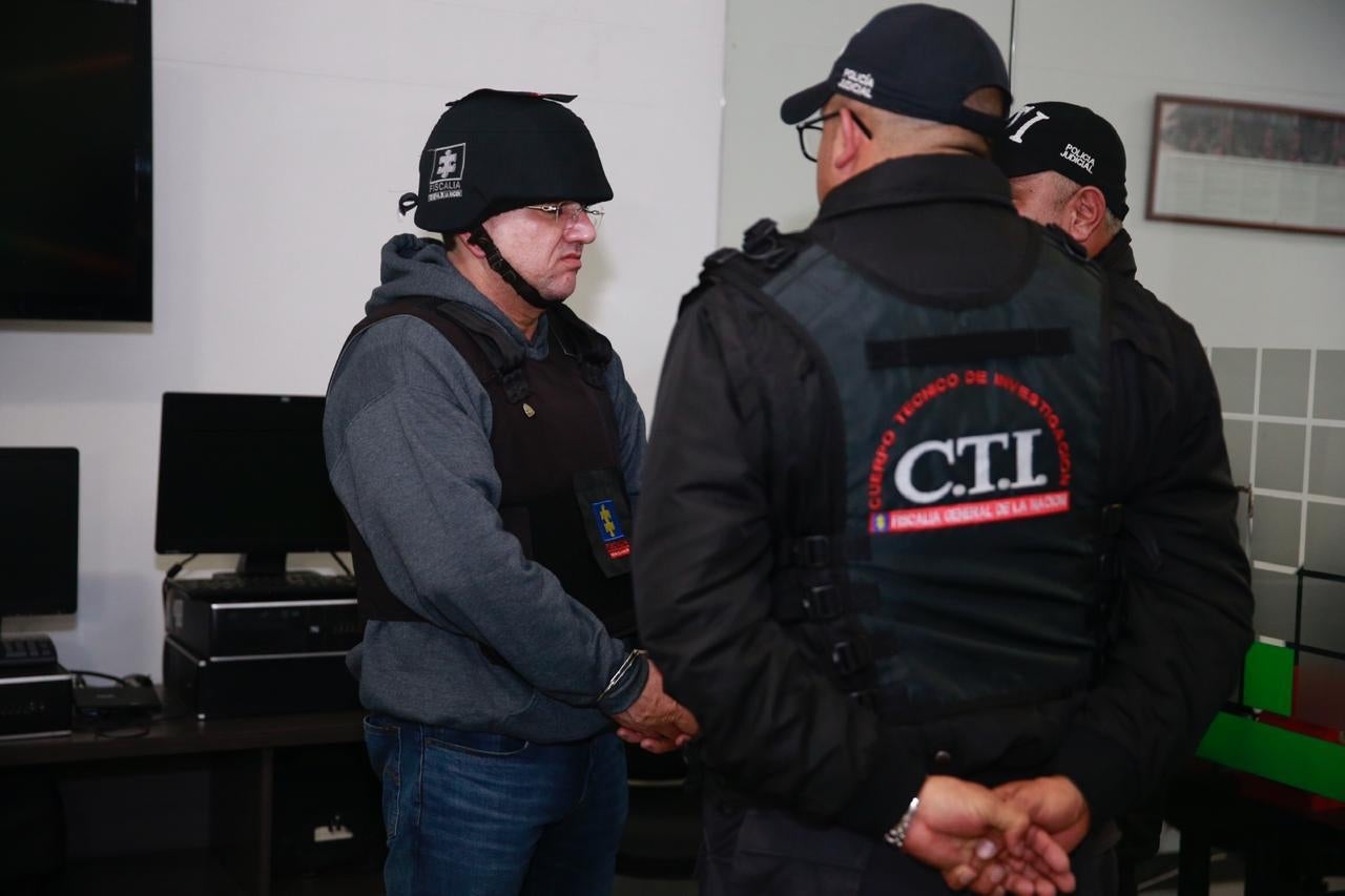 Alias ‘Macaco’, capturado a su llegada a Colombia.
