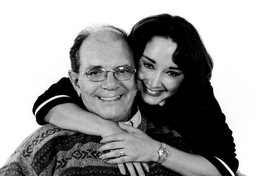 María Antonieta de las Nieves y su esposo