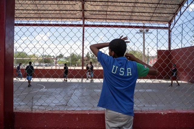 Migrante en Estados Unidos.