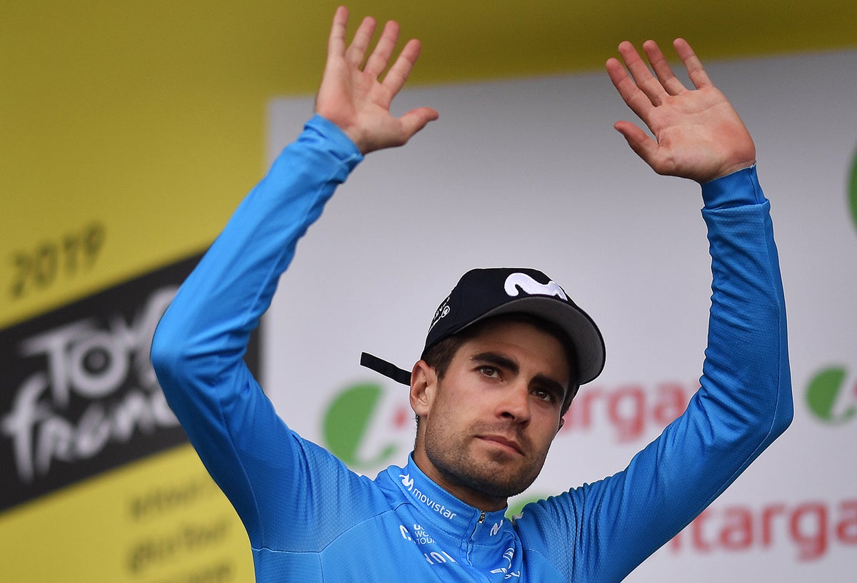 Mikel Landa, ciclista español al servicio de Movistar Team