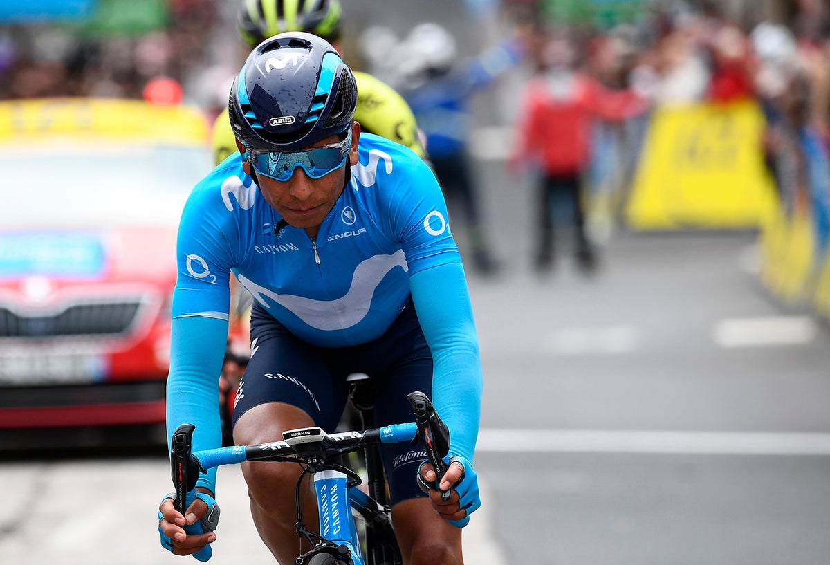 Nairo Quintana, ciclista colombiano al servicio de Movistar Team