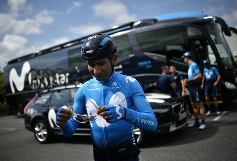 Nairo Quintana, ciclista colombiano al servicio de Movistar Team