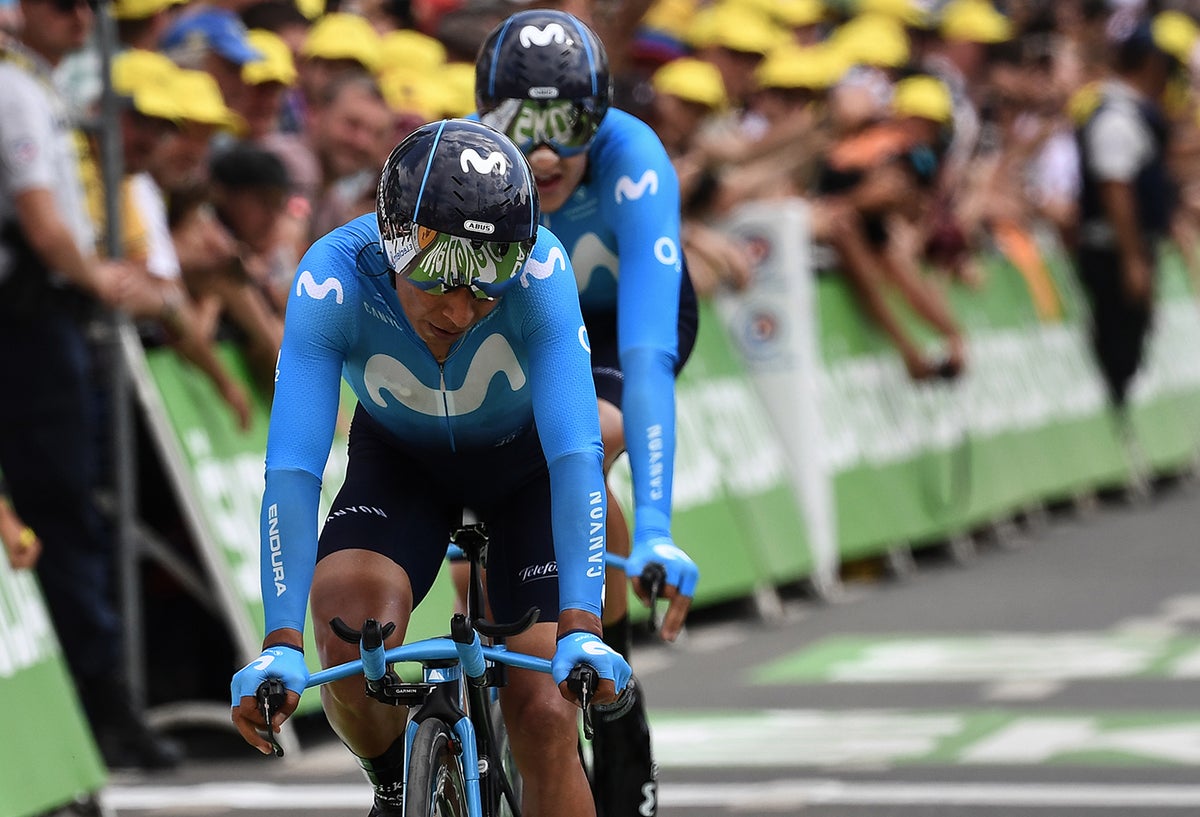 Nairo Quintana, ciclista colombiano al servicio de Movistar Team