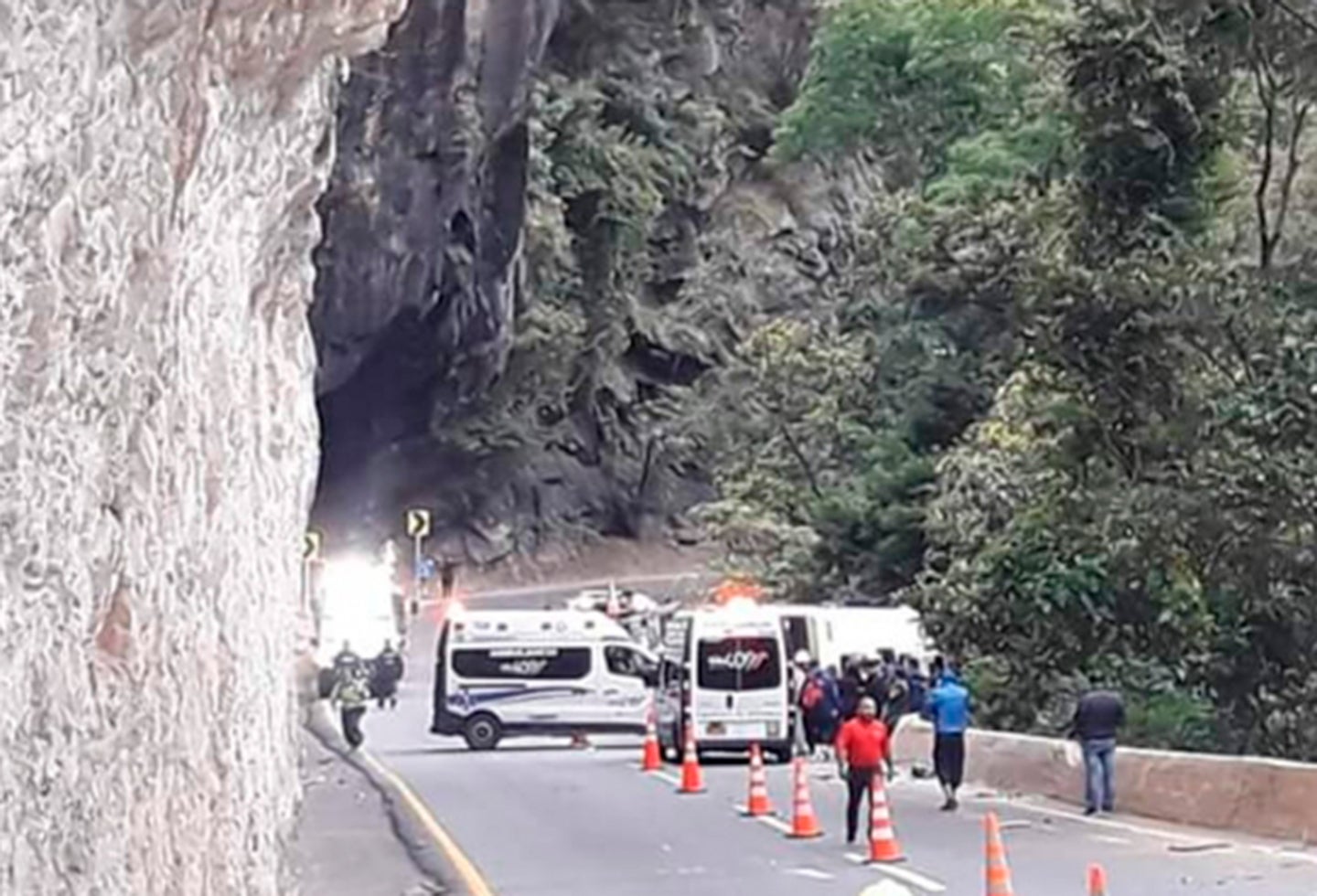 El siniestro en la Nariz del Diablo, en Cundinamarca