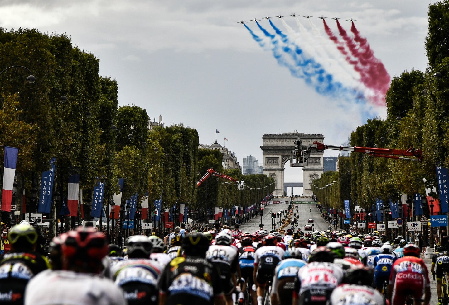 París, en la clausura del Tour de Francia