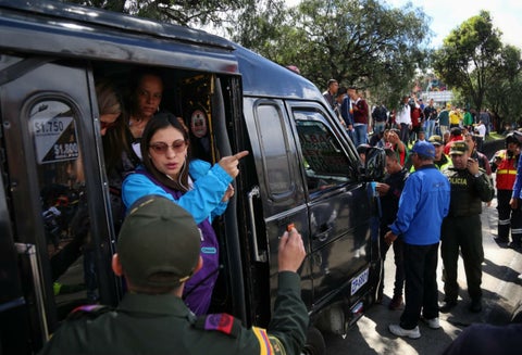 Paro de taxistas en Bogotá