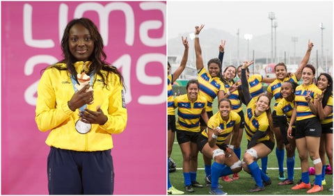 Plata y bronce para Colombia en pesas y rugby