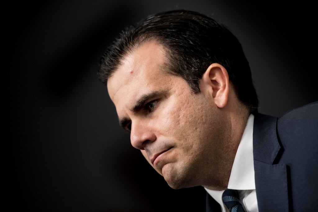 Ricardo Rosselló, gobernador de Puerto Rico.