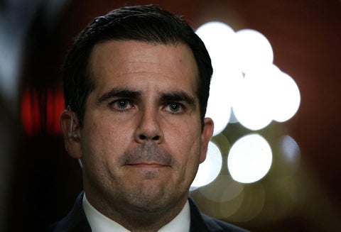 Ricardo Rosselló, gobernador de Puerto Rico.