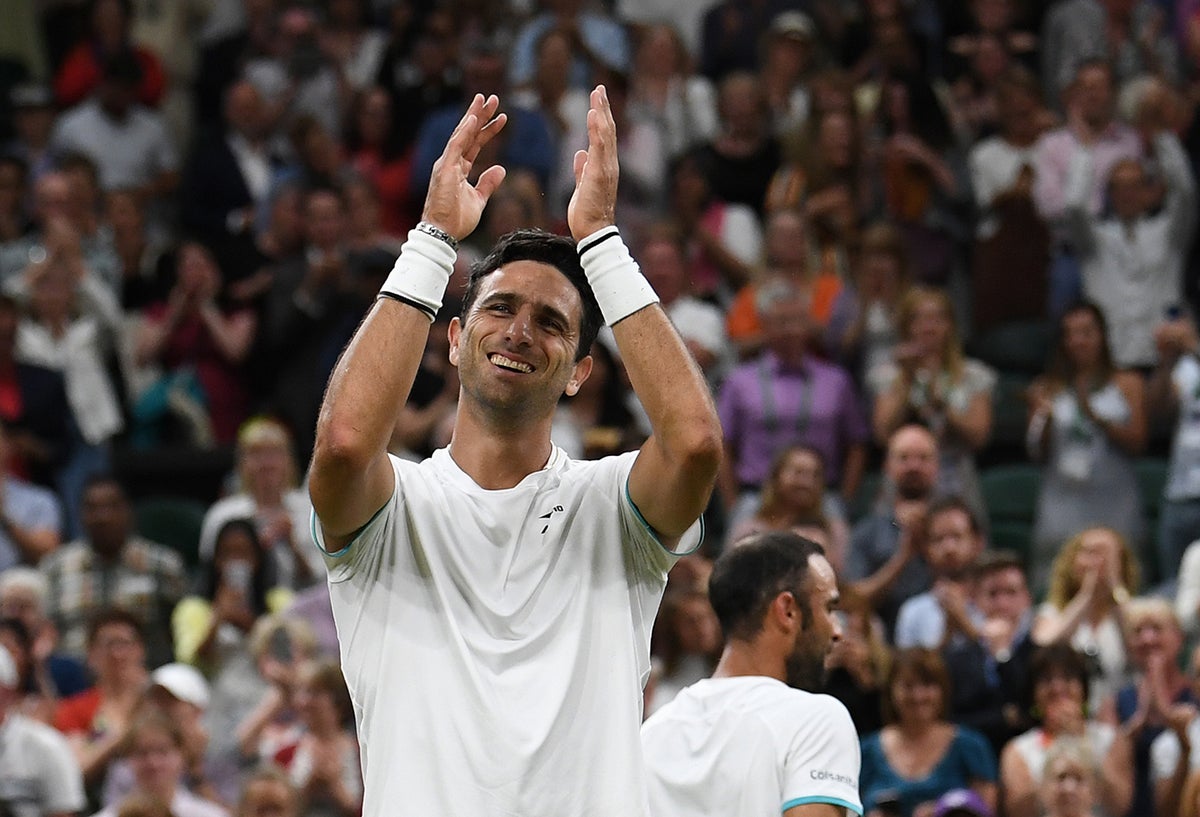 Robert Farah, tenista colombiano, en el All England Club de Londres