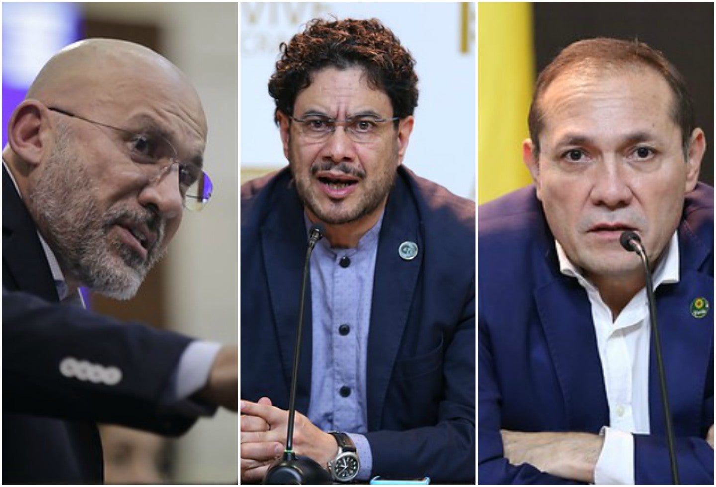 Roy Barreras, Iván Cepeda y Antonio Sanguno, congresistas