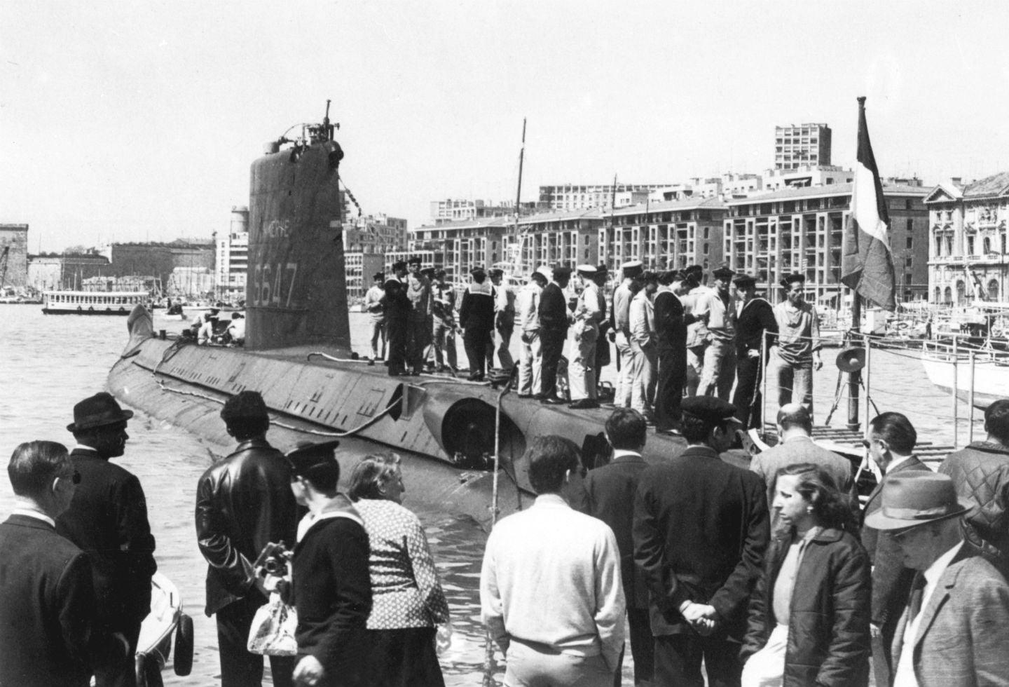 El submarino francés "La Minerve" desapareció en 1968