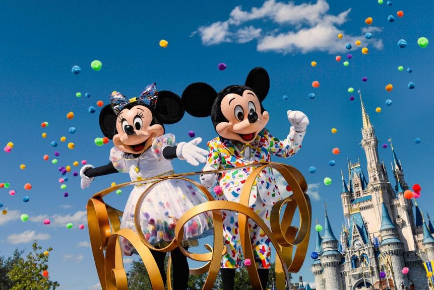 Mini Mouse y Mickey Mouse