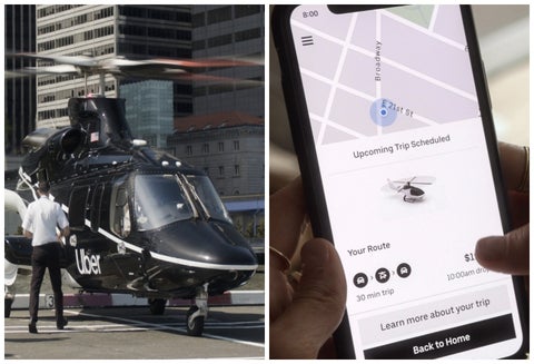 Servicio de helicóptero