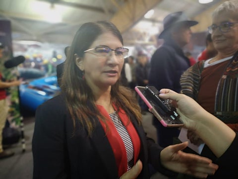 Sandra Ramírez, senadora Partido Comunes