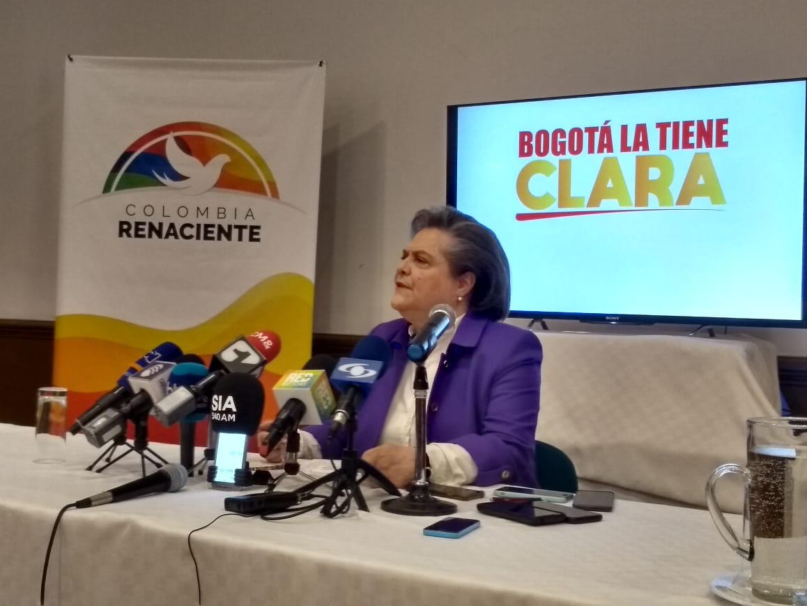 Clara López anuncia candidatura a la Alcaldía de Bogotá