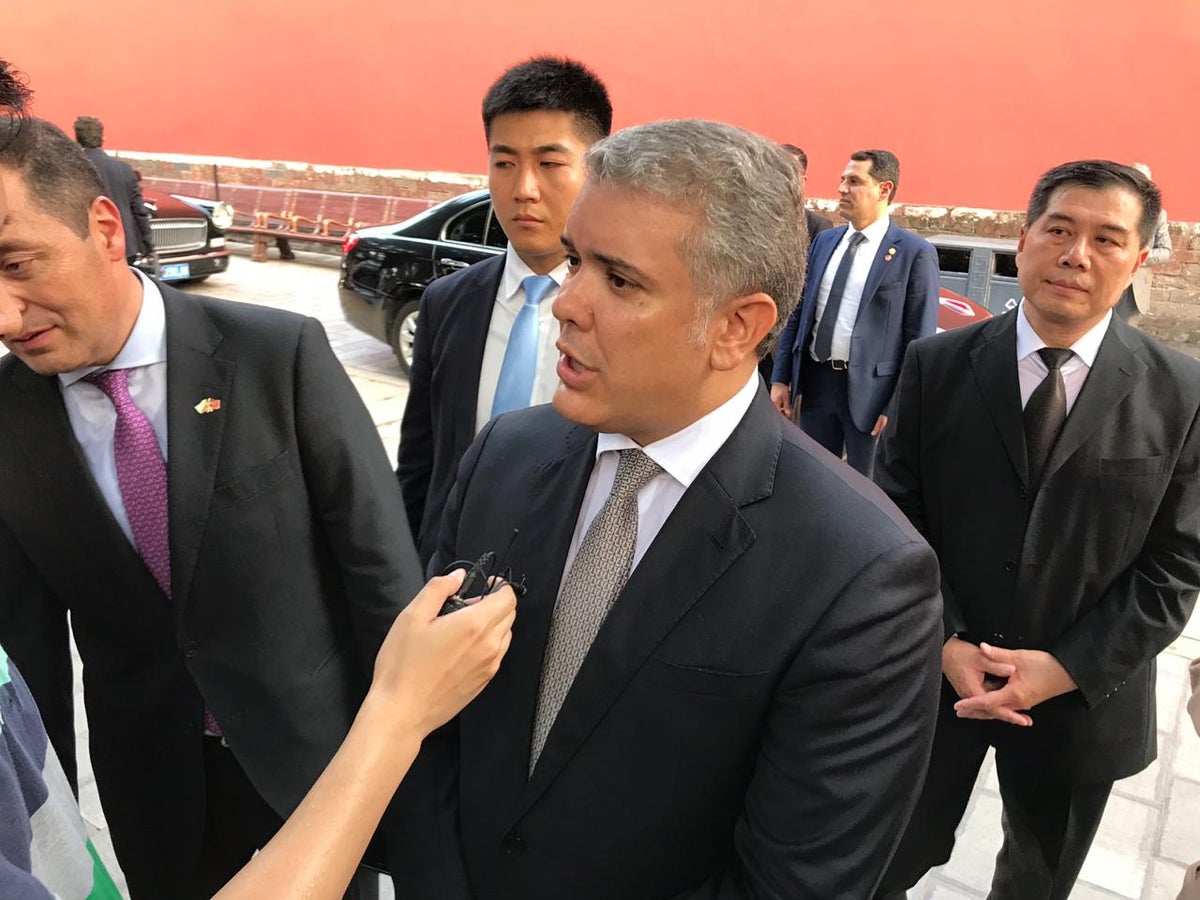 Presidente Iván Duque, en Shaghai (China)