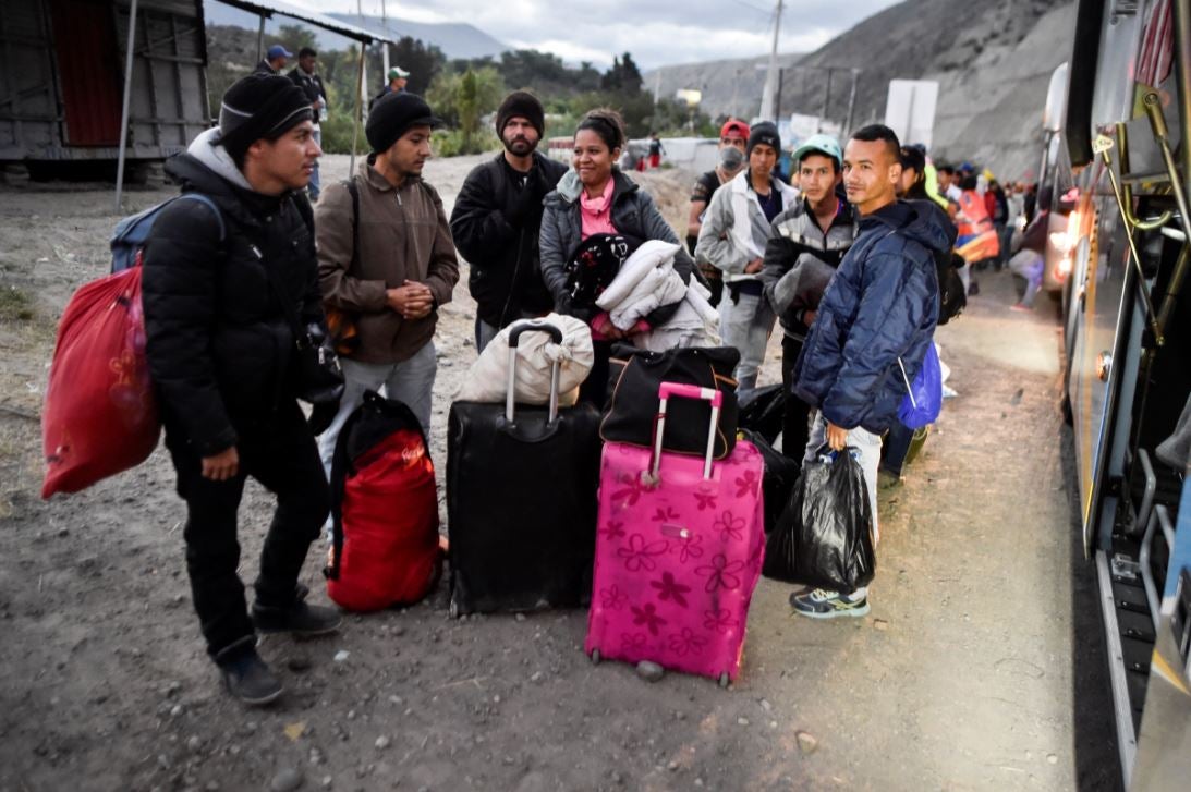 Migrantes venezolanos