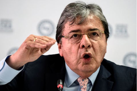 Canciller colombiano, Carlos Holmes Trujillo García.