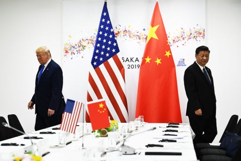 Donald Trump, presidente de Estados Unidos, y Xi Jinping, su par chino