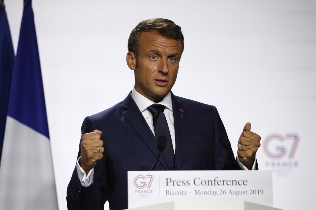 Emmanuel Macron, presidente francés