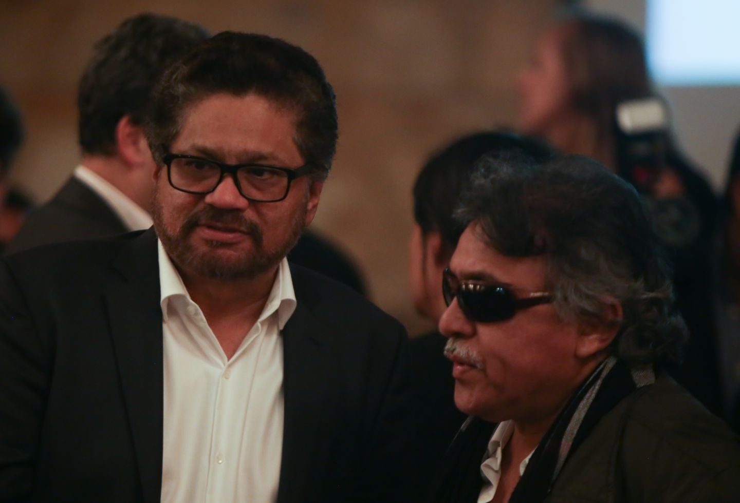 Iván Márquez y Jesús Santrich