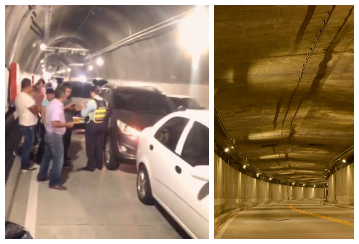 Accidente en Túnel de Oriente