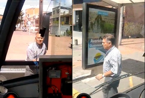 Agresor bus del SITP