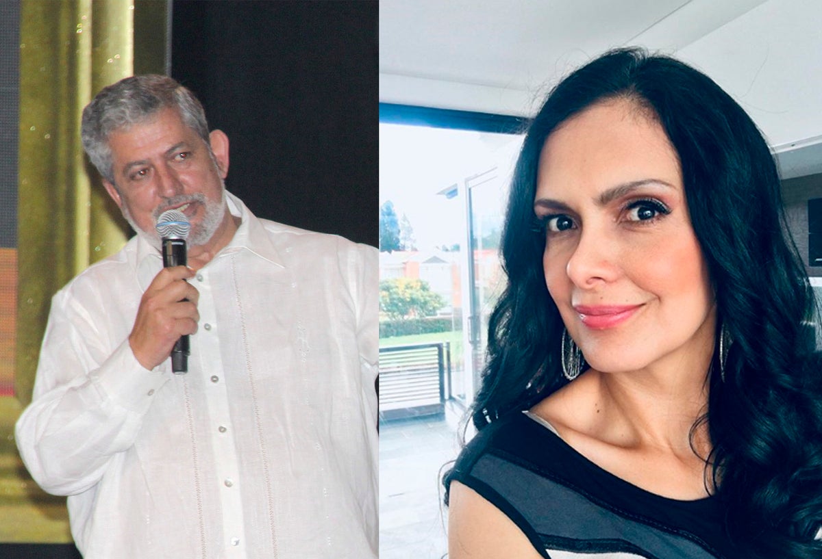 Alí Humar (director) y Marcela Posada (actriz)
