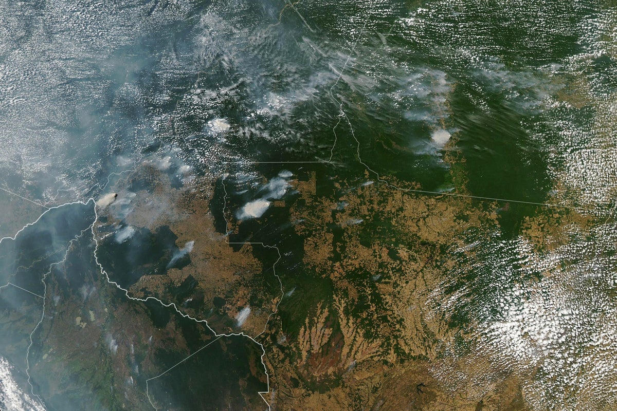 Incendios forestales en la Amazonia brasileña.