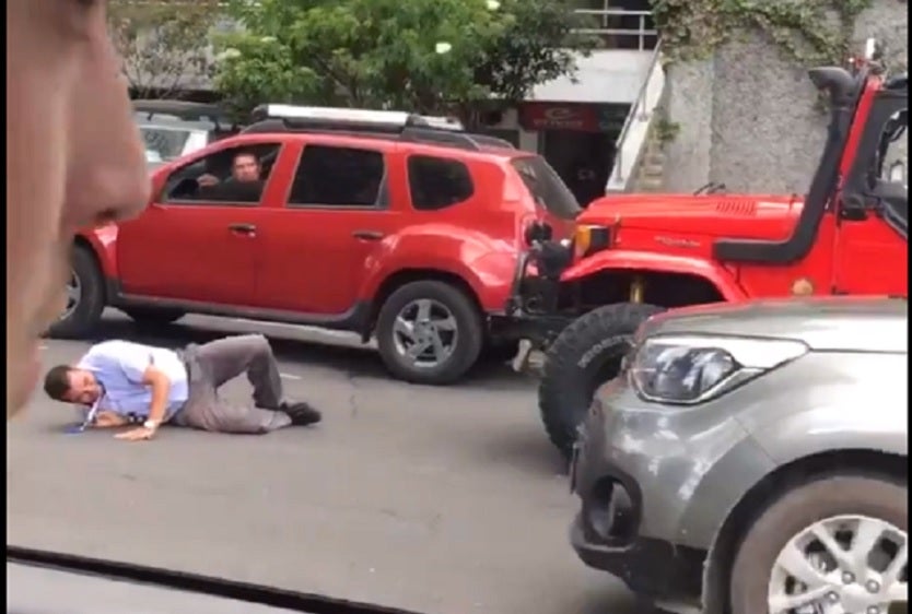 Atropelló a conductor del STIP