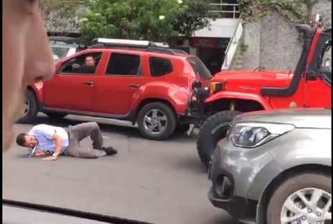 Atropelló a conductor del STIP