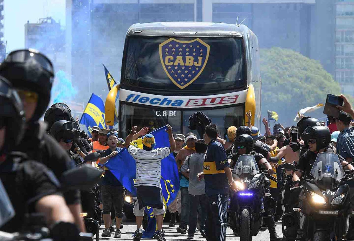 Bus de Boca Juniors.