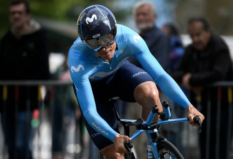 Carlos Betancur, pedalista colombiano del Movistar Team