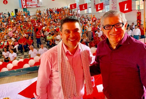 César Gaviria y Nicolás García