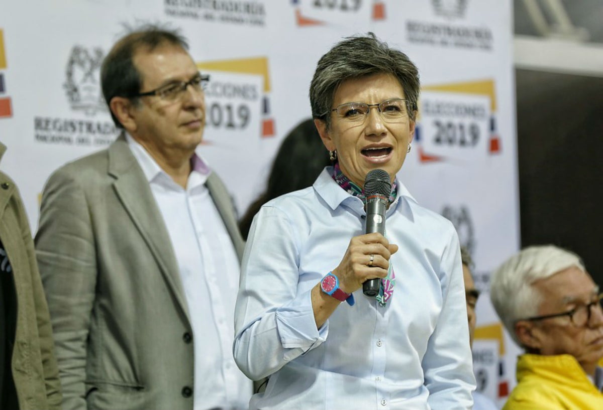 Claudia López, candidata a la Alcaldía de Bogotá