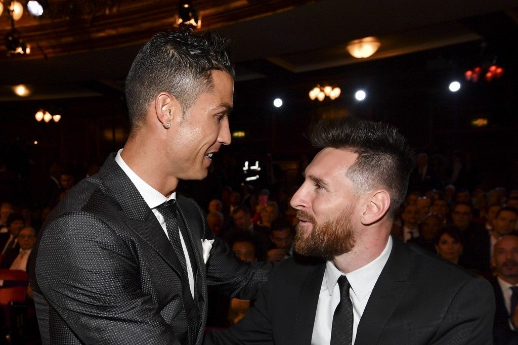 Cristiano Ronaldo y Lionel Messi