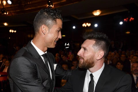 Cristiano Ronaldo y Lionel Messi