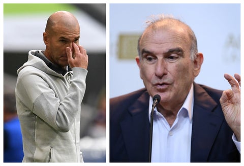 Zinedine Zidane y Humberto de la Calle