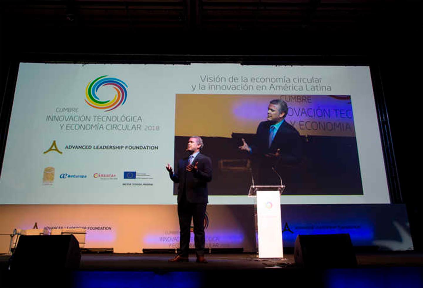 El presidente Iván Duque hablando de economía naranja