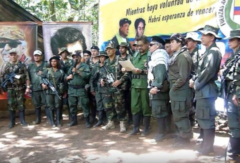 Rearme de Iván Márquez, Jesús Santrich y El Paisa