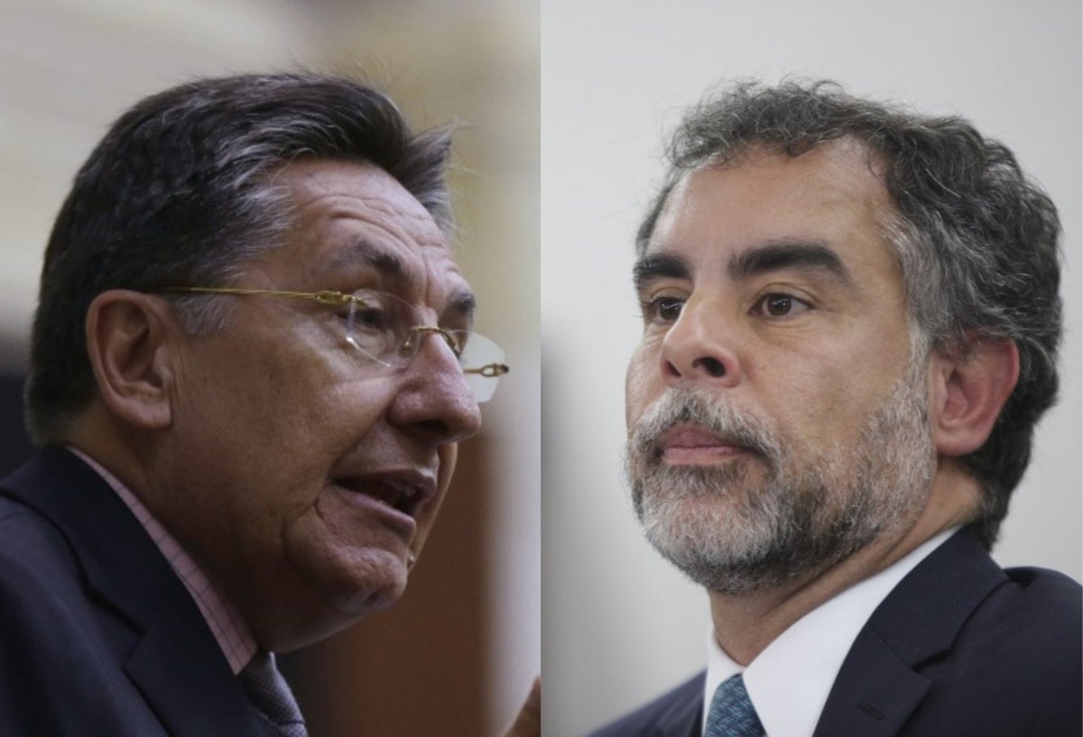 Néstor Humberto Martínez y Armando Benedetti.