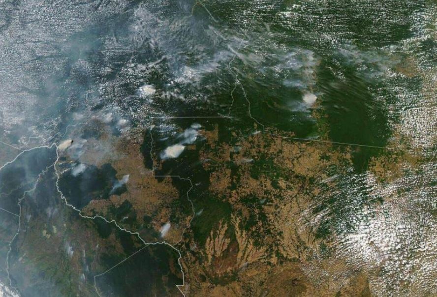 Amazonas imagen satelital