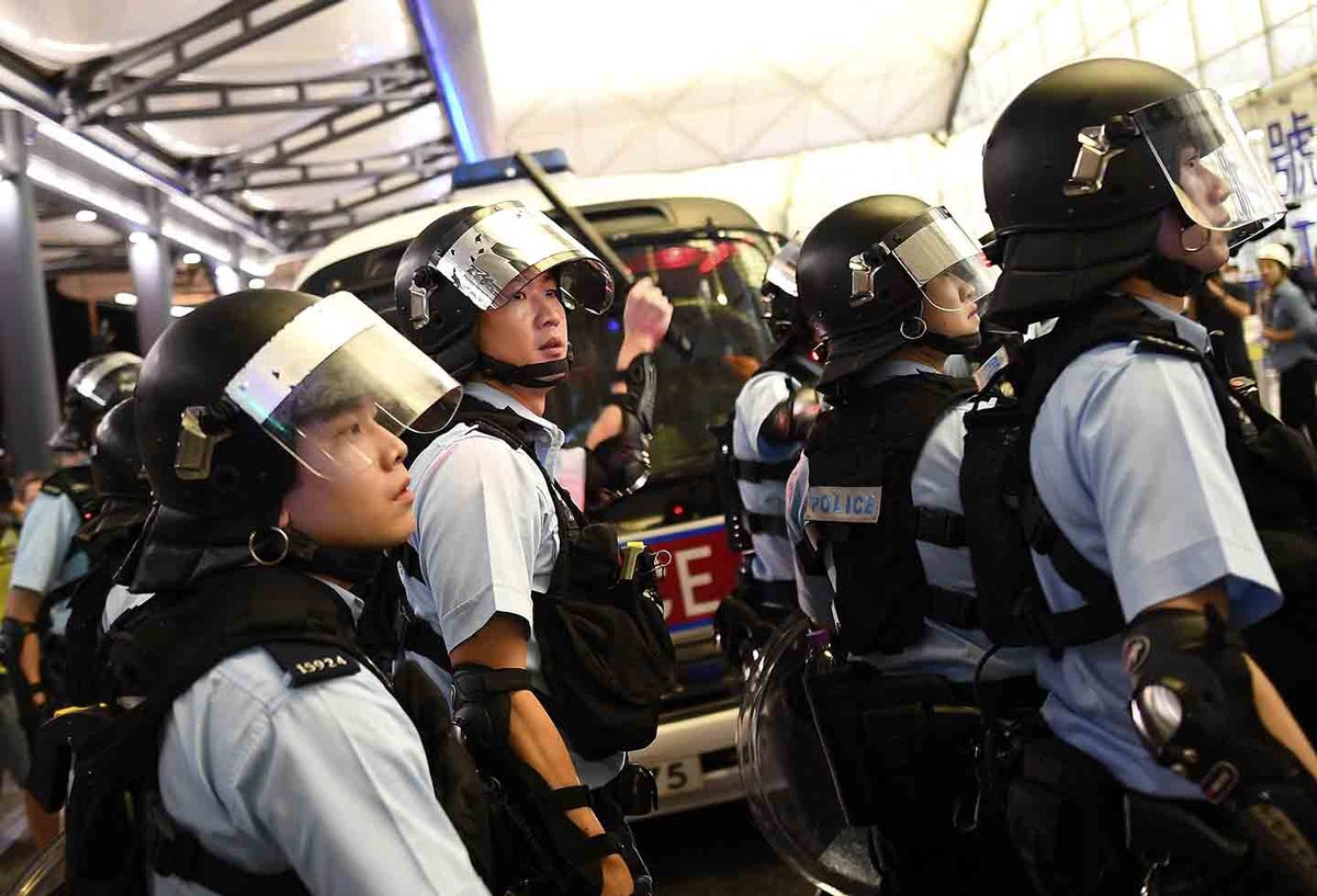 Protestas en Hong Kong.