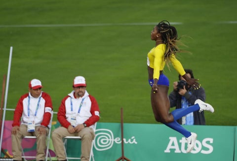 Caterine Ibargüen, atleta colombiana.