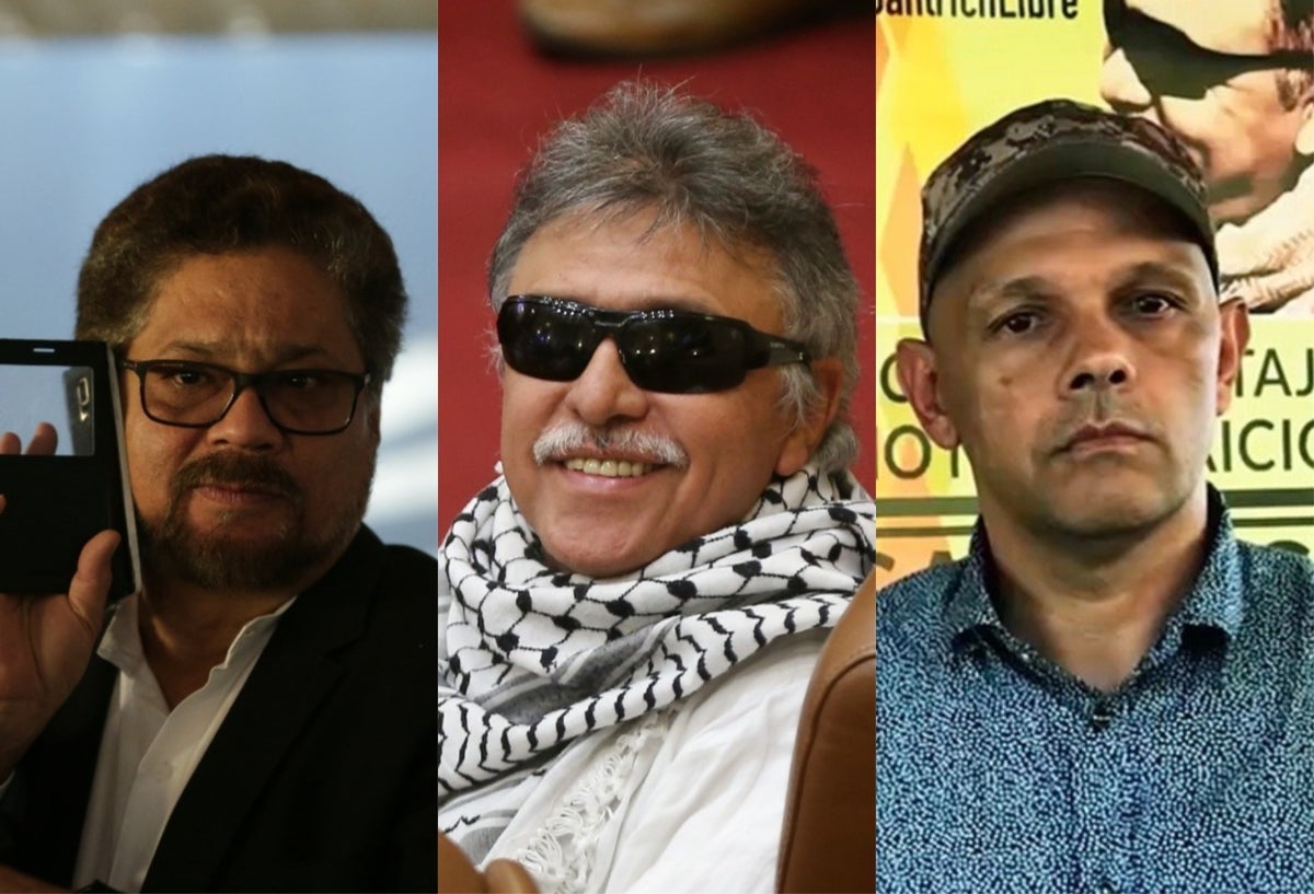 Iván Márquez, Jesús Santrich y el Paisa