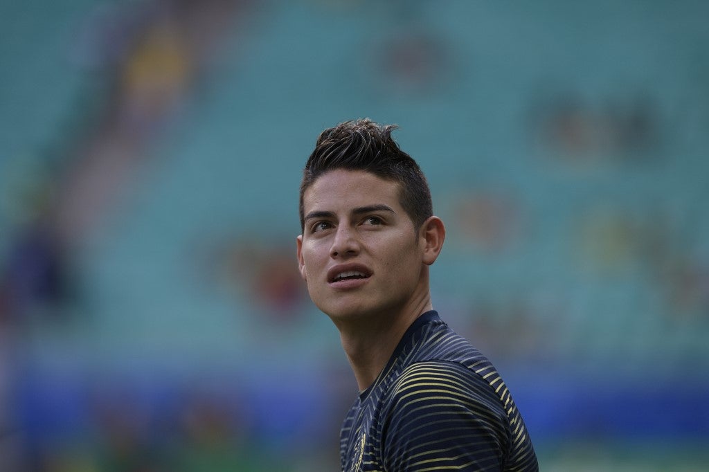 James Rodríguez con la Selección Colombia