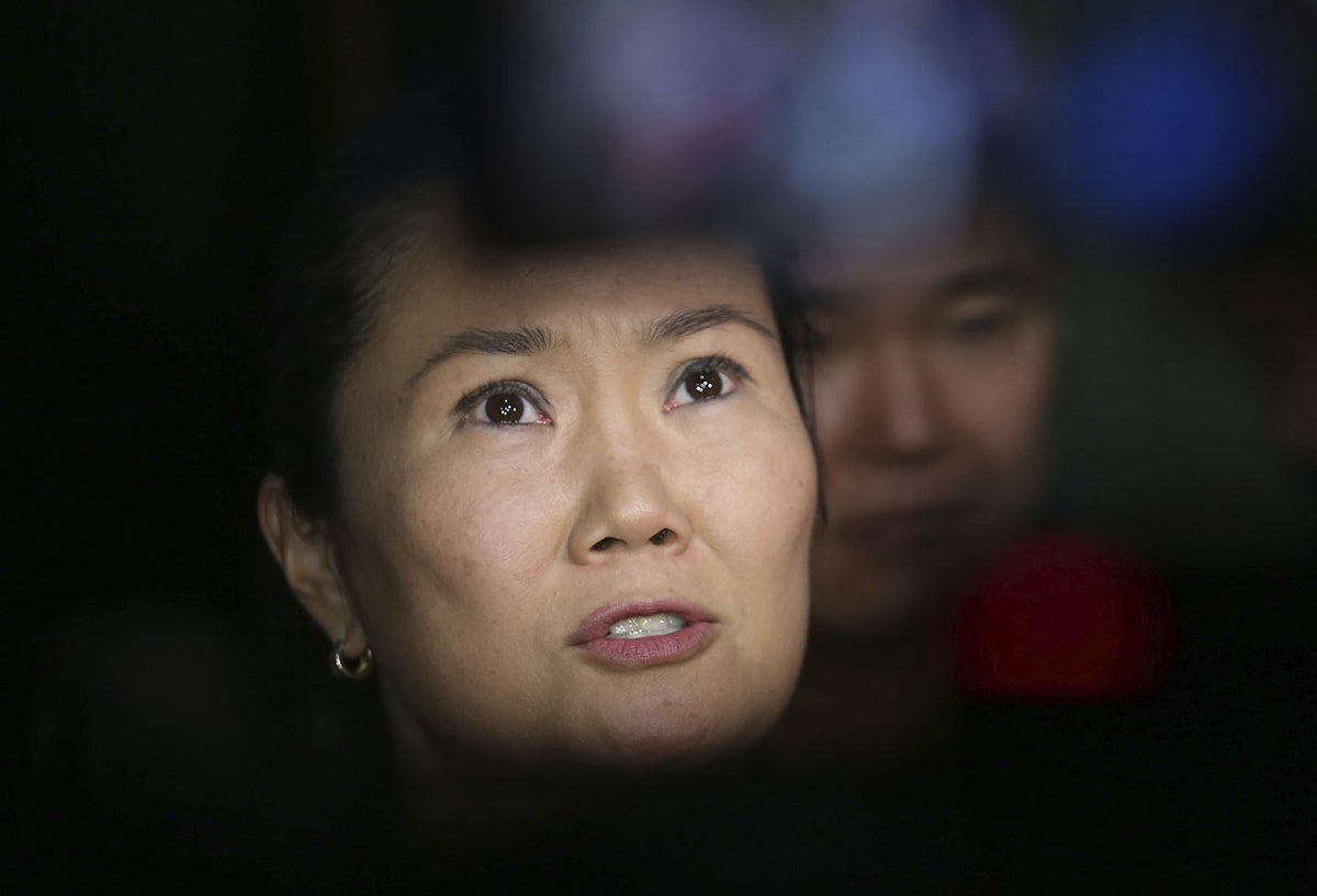 Keiko Fujimori es hija del expresidente Alberto Fujimori.