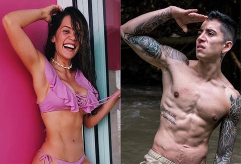 Lina Tejeiro y Andy Rivera