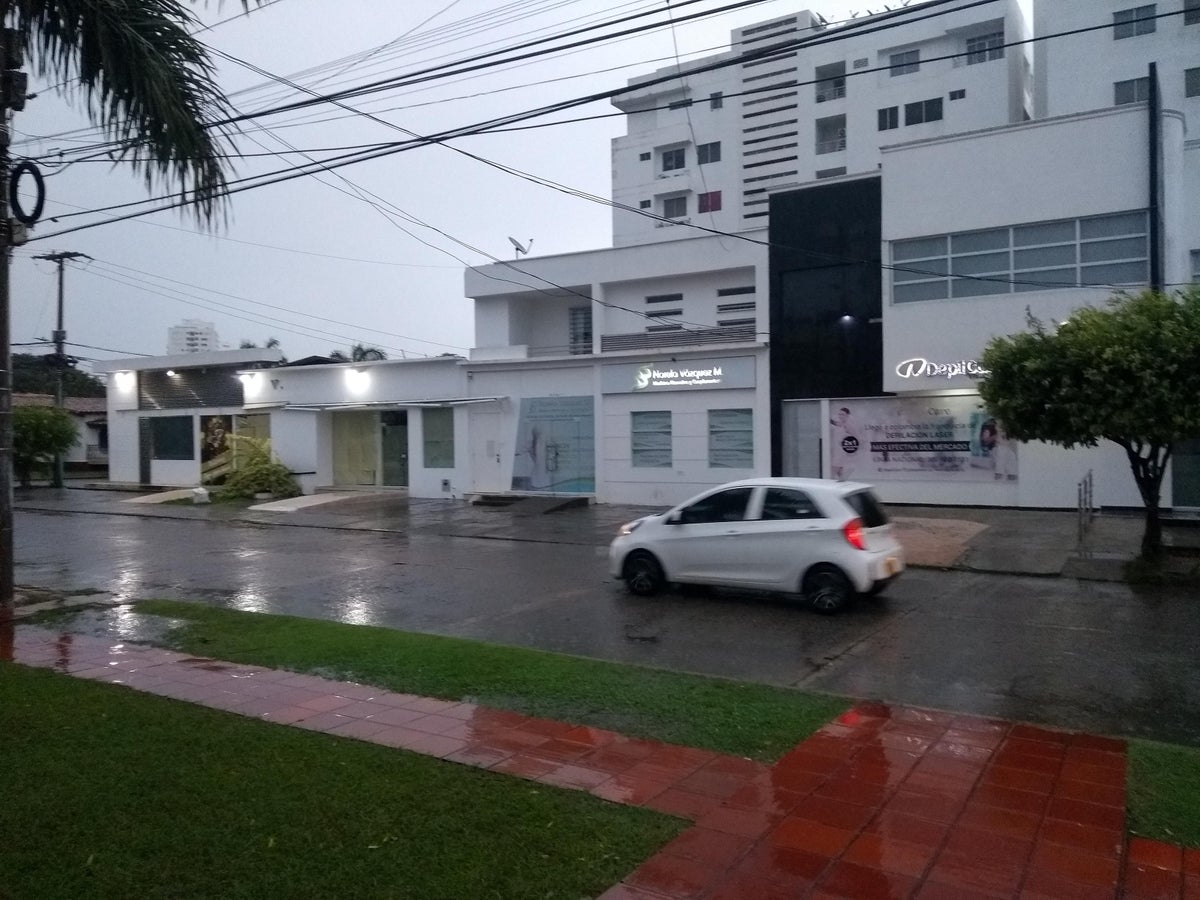 Las lluvias iniciaron a las dos de la madrugada.